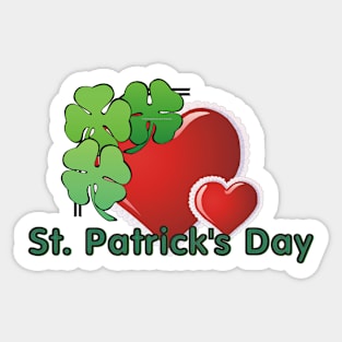 Love St. Patrick's Day Sticker